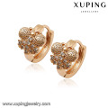 92694 xuping 18k plaqué or bijoux femmes fantaisie boucle d&#39;oreille pour les cadeaux de noël